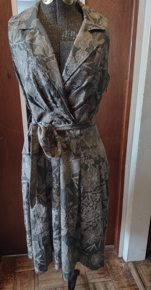 Coldwater Creek Green Midi Dress (P4)